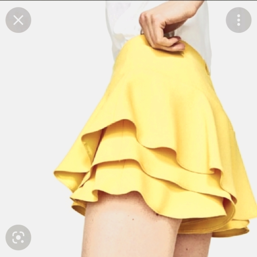 Zara ruffle skorts skirt shorts small medium